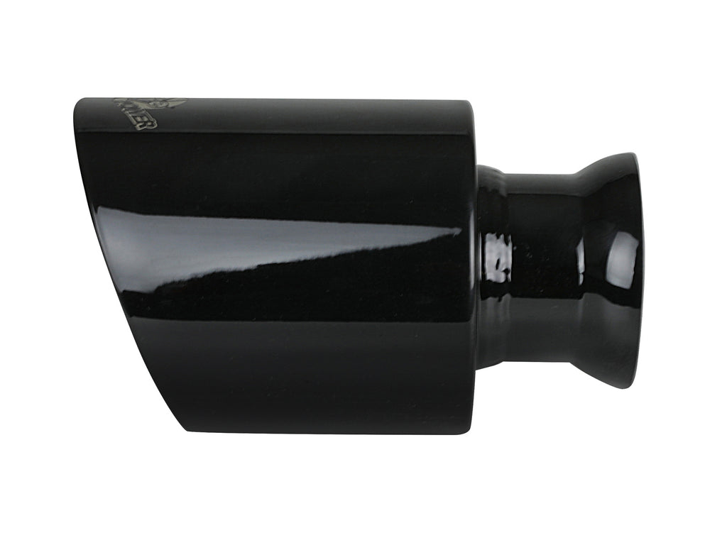 aFe aFe MACH Force-XP 4-1/2in Black OE Replacement Exhaust Tips - 15-19 Dodge Charger/Hellcat