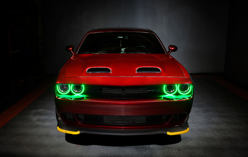 Oracle 15-21 Dodge Challenger Dynamic Surface Mount Headlight Halo Kit - ColorSHIFT - Dynamic-Fog Lights-ORACLE Lighting