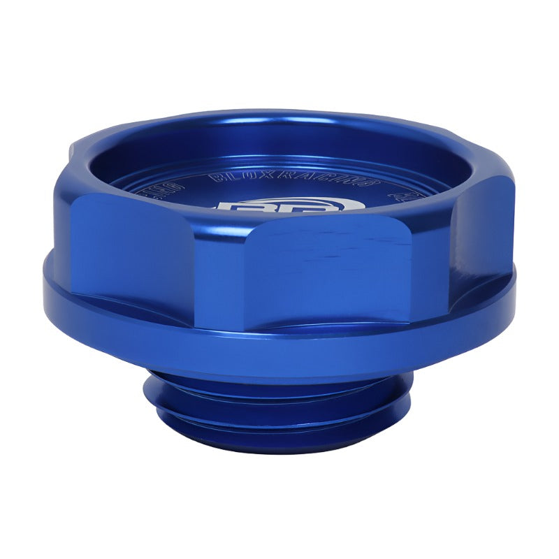 BLOX Racing Billet Honda Oil Cap - Blue-Oil Caps-BLOX Racing