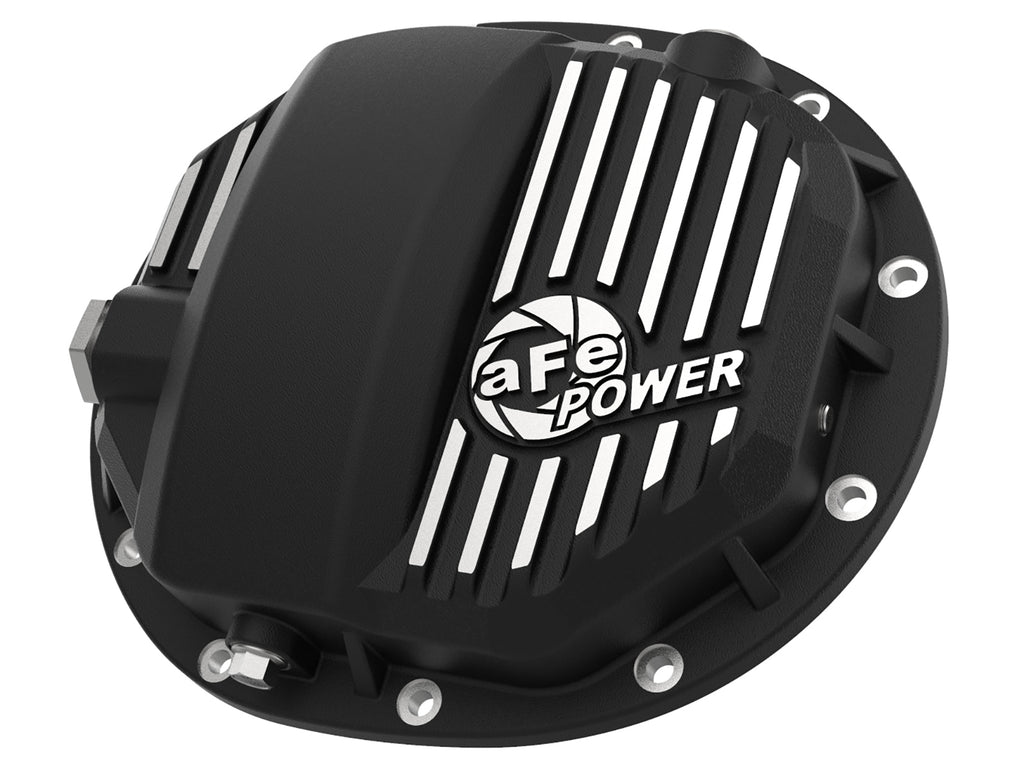 aFe aFe Power Pro Series AAM 9.5/9.76 Rear Diff Cover Black w/Mach Fins 14-19 GM Silverado/Sierra 1500