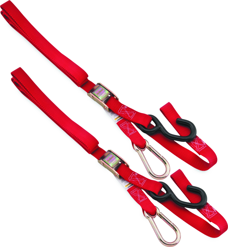 BKM100536-BikeMaster Tiedown Carabiner Softhook - Red-Cargo Tie-Downs-Bike Master