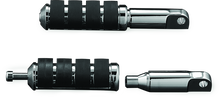 Load image into Gallery viewer, KUR8064-Kuryakyn Male Mount 2-1/2inch Footpeg Extension Chrome (Pair)-Footpegs-Kuryakyn