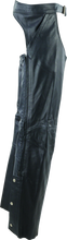Load image into Gallery viewer, RIV094420-River Road Plains Leather Chaps Black - Large-Pants-River Road
