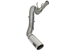 Load image into Gallery viewer, aFe aFe LARGE BORE HD 5in 409-SS DPF-Back Exhaust w/Polished Tip 2017 Ford Diesel Trucks V8 6.7L (td)
