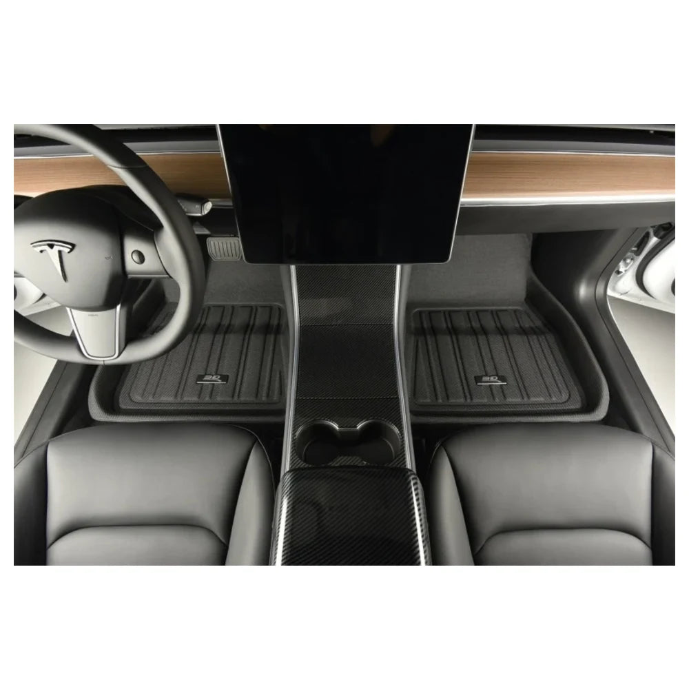 3D Maxpider 2024 Tesla Model 3 Elitect Floor Mat 1st/2nd Row - 3D MAXpider ACEE1TL06901809