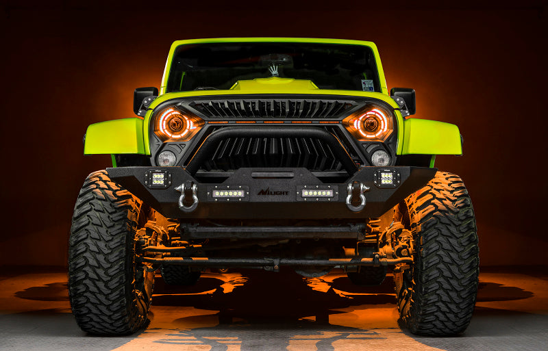 ORACLE Lighting 07-18 Jeep Wrangler JK Oculus 7in. ColorSHIFT Bi-LED Projector Headlights-Light Bars & Cubes-ORACLE Lighting