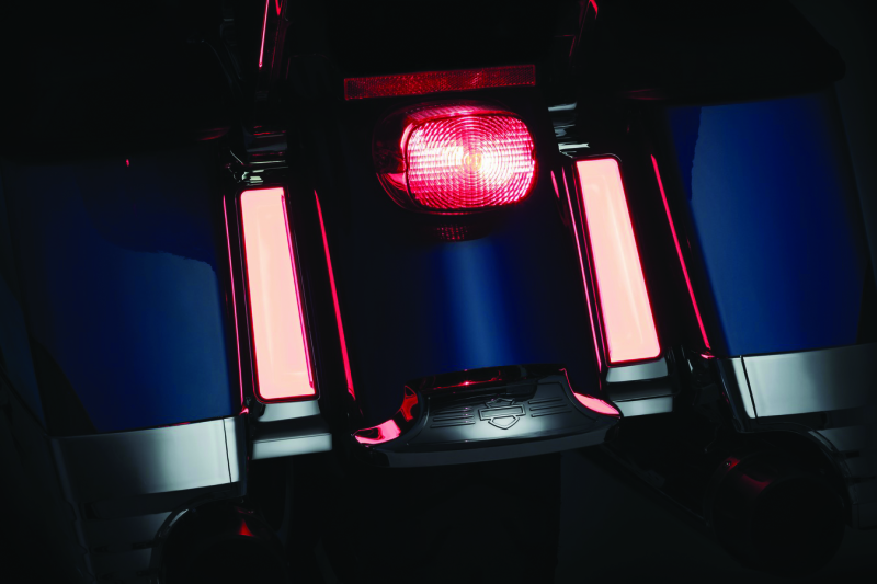 KUR2900-Kuryakyn Tracer L.E.D. Inserts For Saddlebag Supports Chrome-Brackets-Kuryakyn