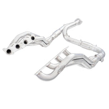 Load image into Gallery viewer, Stainless Works long tube header set with high-flow catalytic converters for 2021-2025 Ford F-150 5.0L, product studio shot