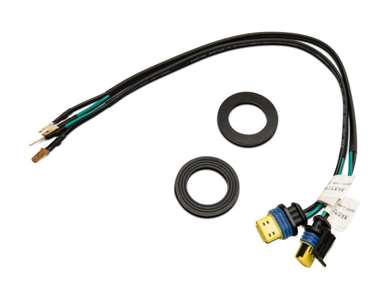 RAXCH3761-Raxiom 08-14 Dodge Challenger Halo Projctr Headlights w/Sequential Turn Signals-Blk Hsng(Clear Lens)-Headlights-Raxiom