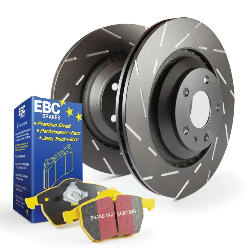 EBC S9 Kits Yellowstuff Pads and USR Rotors-Brake Rotors - Slotted-EBC