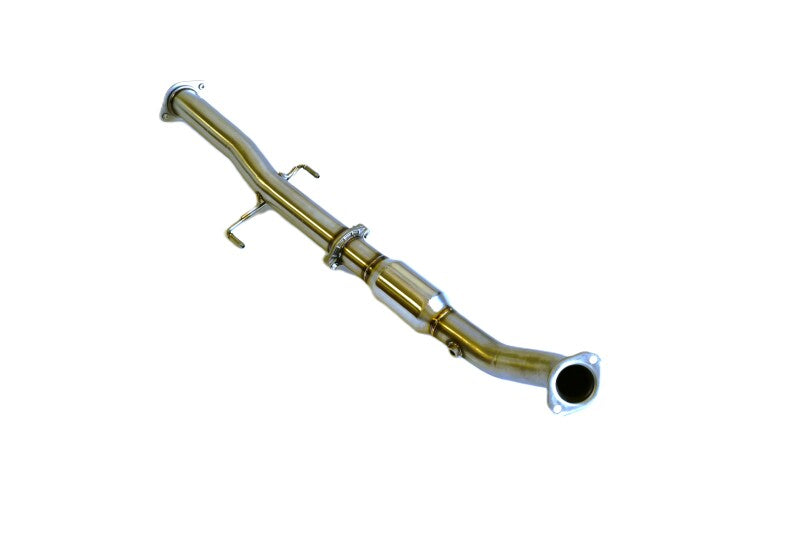 INVHS22TGCFPCEA3L-Invidia 2022+ Toyota GR Corolla Front Pipe w/ High Flow Cat-Connecting Pipes-Invidia