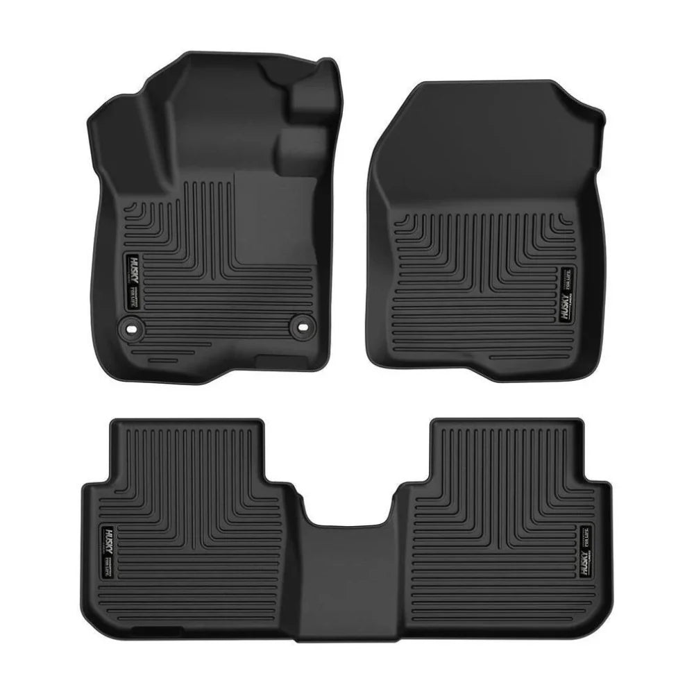 Husky Liners 23-24 Honda CRV Weatherbeater Black Front & 2nd Seat Floor Liners - Husky Liners HSL99411