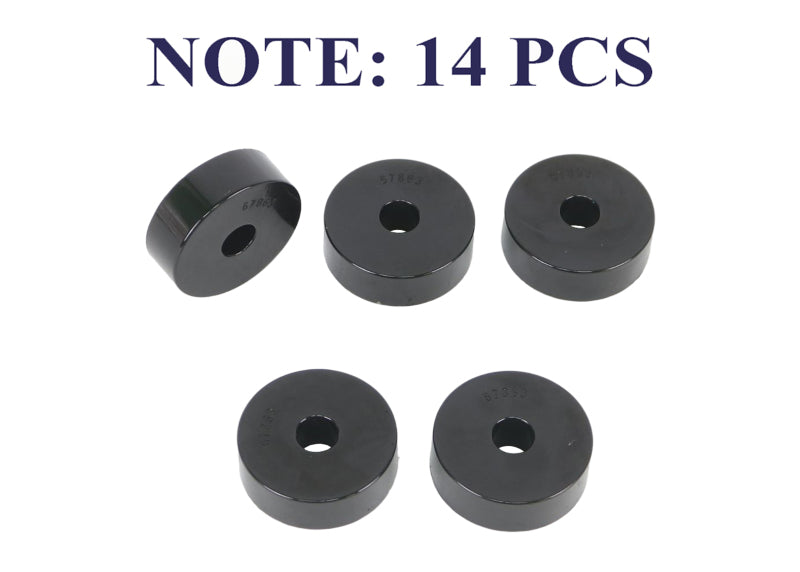 Whiteline-Whiteline 1959-1973 Jeep CJ5 Body Mount Bushing Set