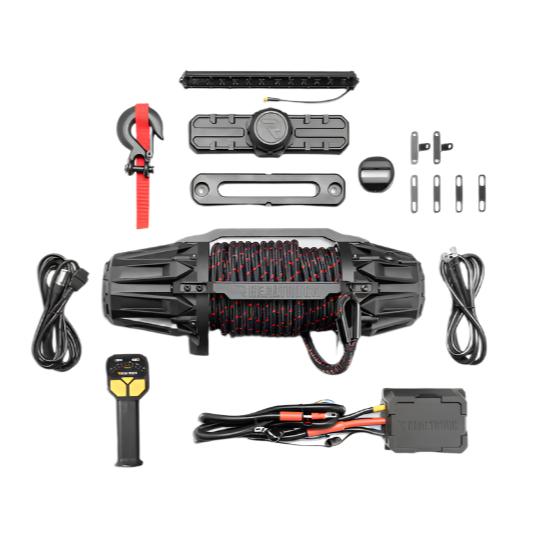 GORXG-W13000KB-RealTruck Universal Traction Recovery 13K Winch - Black-Winches-Go Rhino