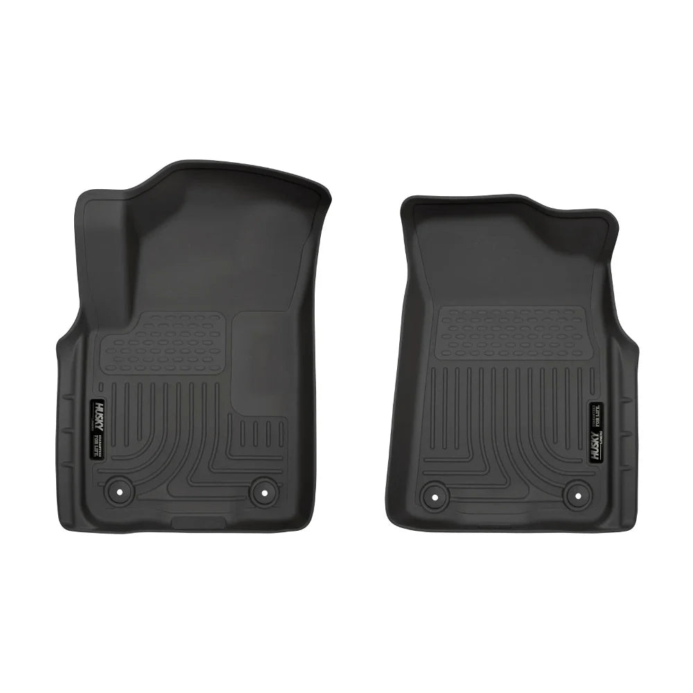 Husky Liners 19-21 Infiniti QX80 / 19-21 Nissan Armada X-act Contour Series Front Floor Liners Black - Husky Liners HSL55671