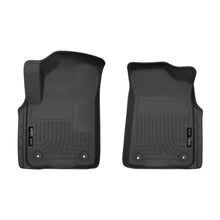 Load image into Gallery viewer, Husky Liners 19-21 Infiniti QX80 / 19-21 Nissan Armada X-act Contour Series Front Floor Liners Black - Husky Liners HSL55671