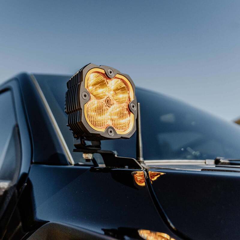 KCL7337-KC HiLiTES 2021+ Ford F150/Raptor/Lightning Gen 3 Pillar / Ditch Bracket Set-Light Mounts-KC HiLiTES