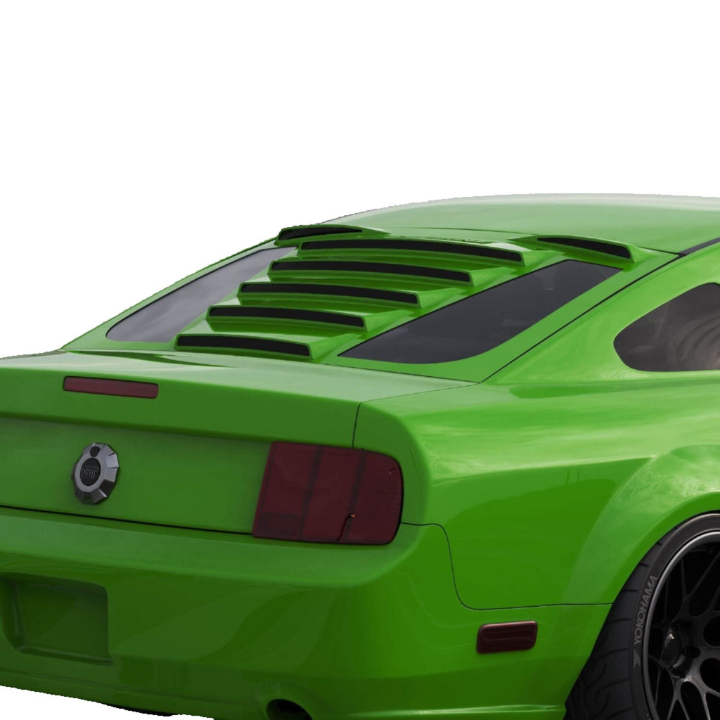 2005-2014 Ford Mustang S197 Louver-Window Louvers-GlassSkinz