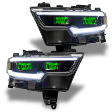 Load image into Gallery viewer, Oracle 19-21 RAM 1500 RGB Headlight Demon Eye Kit - LED Projector - ColorSHIFT w/o Controller-Headlights-ORACLE Lighting