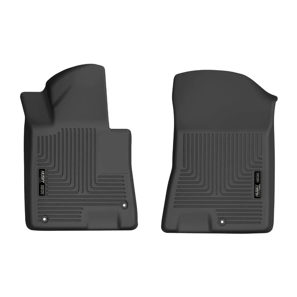 Husky Liners 20-21 Hyundai Sonata / 2021 Kia K5 X-Act Front Floor Liners - Black - Husky Liners HSL55301