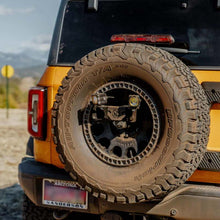 Load image into Gallery viewer, KCL7477-KC HiLiTES 21-24 Ford Bronco Spare Tire Carrier Light Mount w/ M12x1.5 Lug Nuts-Light Mounts-KC HiLiTES