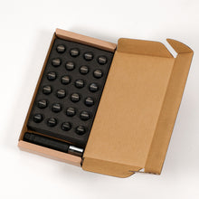 Load image into Gallery viewer, RAYW1712125B-Rays M12x1.25 5 holes 16pcs nut, 4pcs Lock nut, 1 adapter &amp; 1 lock nut key - Black-Lug Nuts-Rays