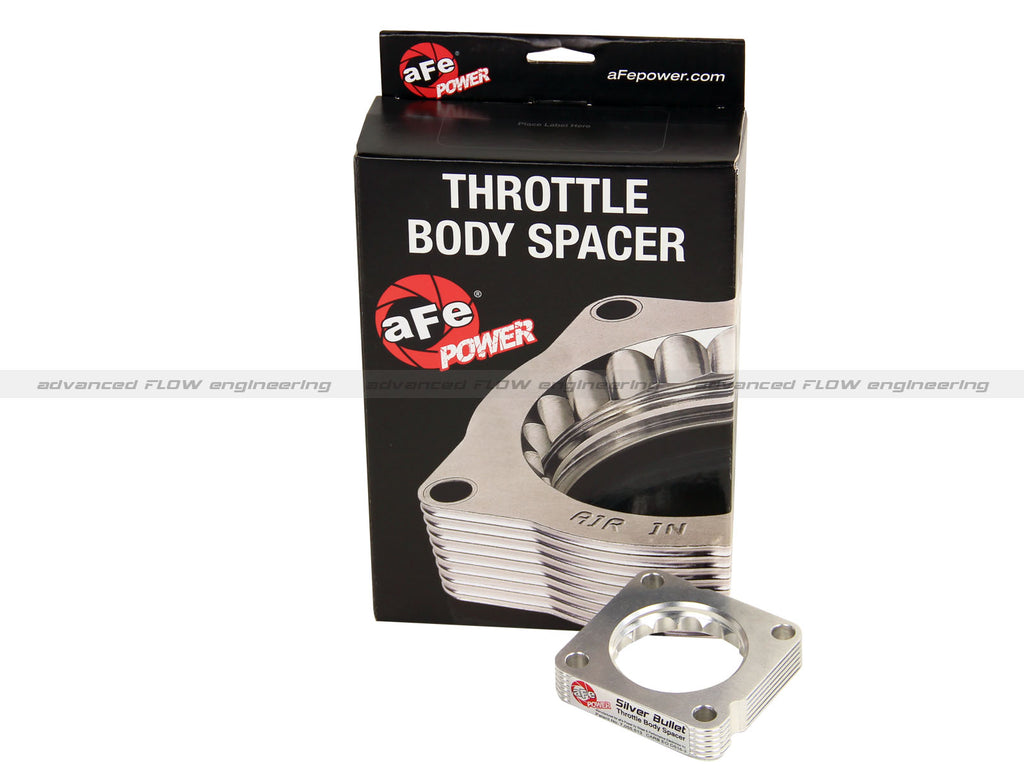 aFe aFe Silver Bullet Throttle Body Spacer 12 Honda Civic Si / 08-12 Honda Accord / 09-12 Acura TSX