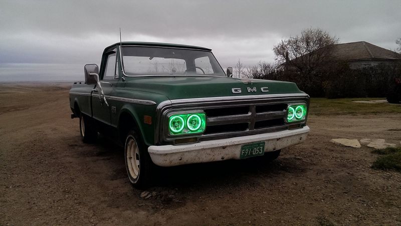 Oracle Pre-Installed Lights 5.75 IN. Sealed Beam - Red Halo-Headlights-ORACLE Lighting