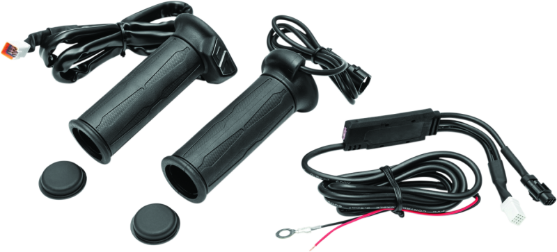 KUR6478-Kuryakyn Apollo Heated Grips 7/8in With Thumb Throttle-Grips-Kuryakyn