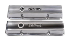 Load image into Gallery viewer, EDE4262-Edelbrock Valve Cover Elite II Series Chevrolet 1959-1986 262-400 CI V8 Low Polished-Valve Covers-Edelbrock