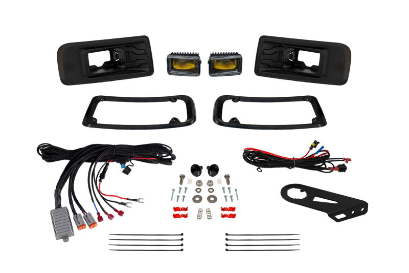DIODD7769-Diode Dynamics 2022+ Ford Maverick Elite Series Add-On LED Fog Light Kit Yellow-Fog Lights-Diode Dynamics