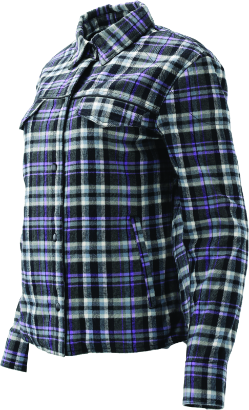 RIV094527-River Road Cameo Flannel Moto Shirt Womens - Small-Shirts-River Road