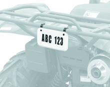 Load image into Gallery viewer, QBS211907-Quadboss ATV License Plate Kit - White-Tuning Licenses-QuadBoss
