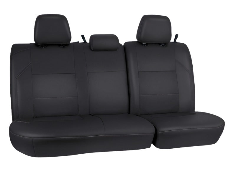 PRPB054-02-PRP 2016+ Toyota Tacoma Rear Bench Cover Double Cab - All Black-Seat Covers-PRP Seats