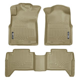Husky Liners 05-13 Toyota Tacoma WeatherBeater Combo Tan Floor Liners