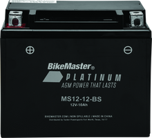 Load image into Gallery viewer, BKM780708-BikeMaster AGM Battery - MS12-12-BS-Batteries-Bike Master