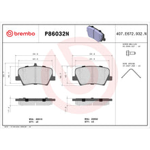 Load image into Gallery viewer, BREP86032N Brembo Ceramic Brake Pad Set 2019-2024 Volvo XC40