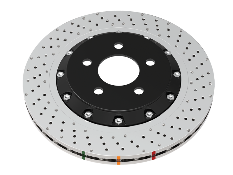 DBA-DBA 2020+ Chevrolet Corvette C8 Z51 Rear Crossdrilled 5000 Series Rotor