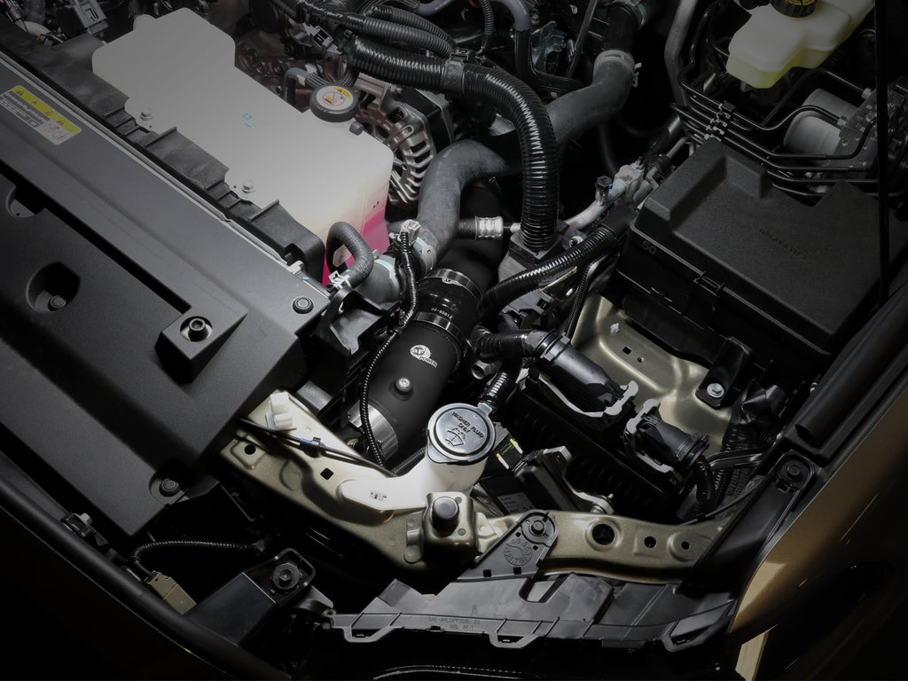 aFe aFe 2024+ Toyota Tacoma BladeRunner 2.5in & 3in Aluminum Hot & Cold Charge Pipe Kit - Black