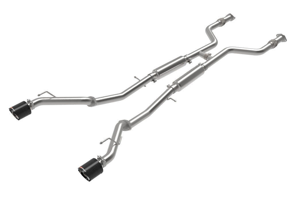 aFe aFe POWER Takeda 2023 Nissan Z 2 1/2in 304 SS Cat-Back Exhaust System w/ Carbon Fiber Tips