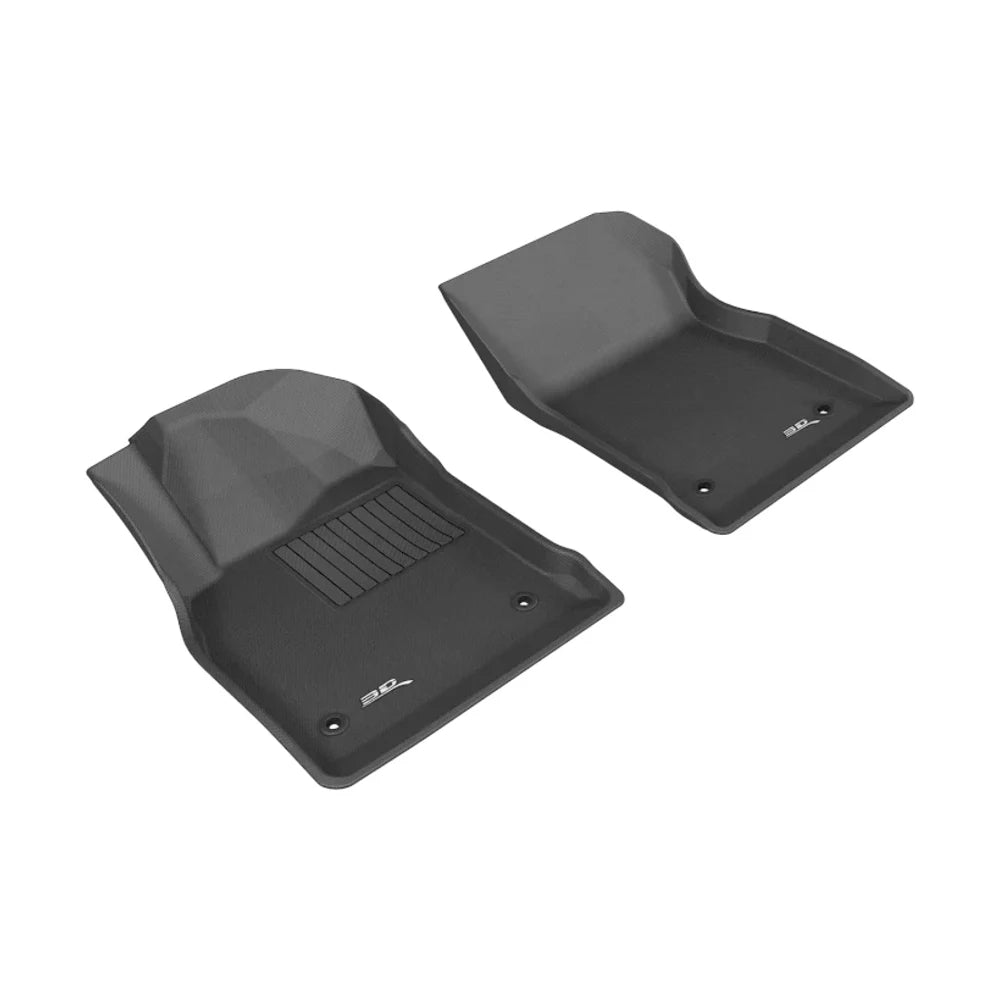 3D MAXpider 2011-2015 Chevrolet Cruze/Cruze Limited Kagu 1st Row Floormat - Black - 3D MAXpider ACEL1CH04411509