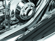 Load image into Gallery viewer, KUR9196-Kuryakyn Bridge The Gap Heat Shield 93-08 Touring Models Chrome-Heat Shields-Kuryakyn