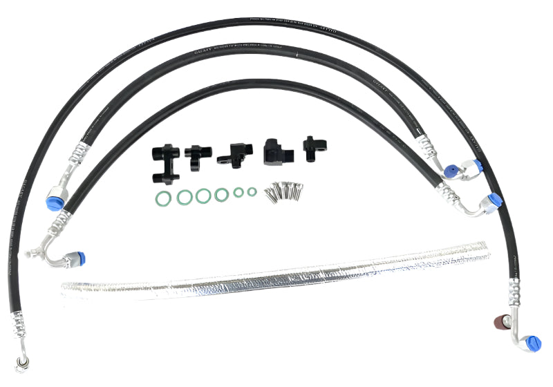 Fleece Performance 13-16 Dodge 6.7L Cummins 2nd Gen Swap Kit A/C Line Reroute Kit-Coolant Bypass Kits-Fleece Performance