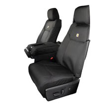 Load image into Gallery viewer, CVRGTC4137ABCOBK-Covercraft 19-21 Chevrolet Silverado Carhartt PrecisionFit Custom Front Row Seat Covers - Blk-Seat Covers-Covercraft