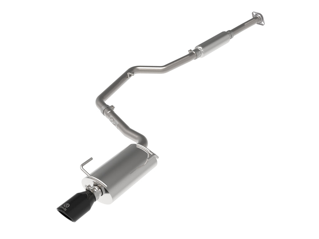 aFe aFe POWER Takeda 12-16 Subaru Impreza 2.0L 2.5in 304SS CB Exhaust w/ Black Tips