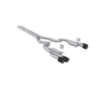 Load image into Gallery viewer, MBRPS72823CF-MBRP 2024+ Ford Mustang 5.0L T304 SS 3in Cat-Back Exhaust w/ Quad Carbon Fiber Tips (Valve Delete)-Catback-MBRP