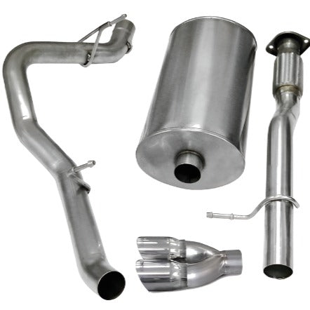 Corsa 07-08 Chevrolet Suburban 1500 5.3L V8 Polished Sport Cat-Back Exhaust-Catback-CORSA Performance