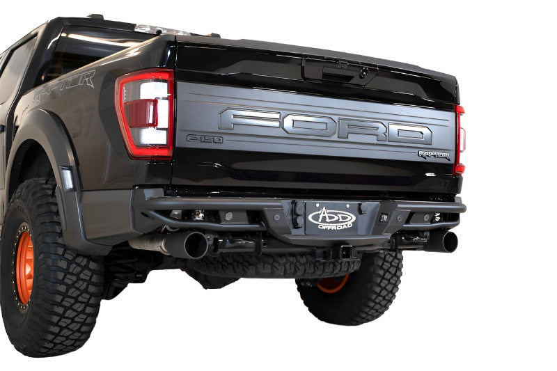 ADDR218571280103-Addictive Desert Designs 21-22 Ford Raptor PRO Bolt-On Rear Bumper-Bumpers - Steel-Addictive Desert Designs