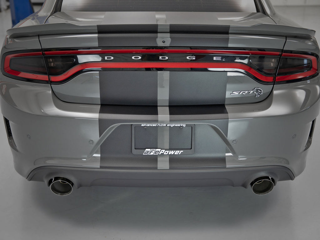 aFe aFe MACH Force-XP 4-1/2in Polished OE Replacement Exhaust Tips 2015-2023 Dodge Charger/Hellcat