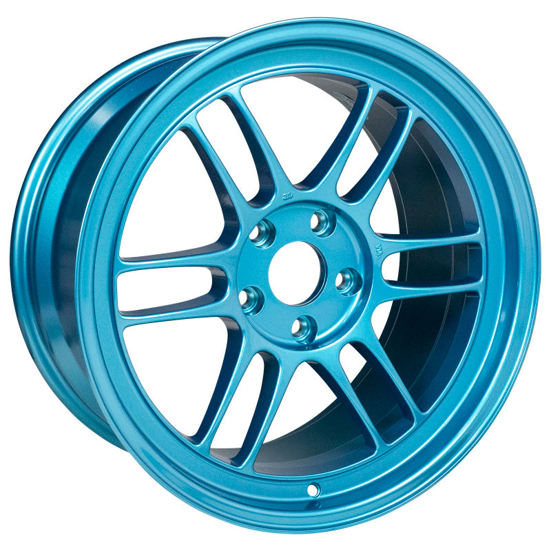 ENK3798956538EB-Enkei RPF1 18x9.5 5x114.3 38mm Offset 73mm Bore Emerald Blue Wheel (MOQ 40)-Wheels - Cast-Enkei